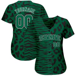 Stripe Authentic Jersey Leopard Design Custom Skin Baseball 3D Pattern Zebra