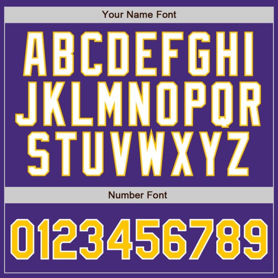 Custom Purple White Pinstripe Gold-White Authentic Baseball Jersey Custom Purple White Pinstripe Gold-White Authentic Baseball Jersey